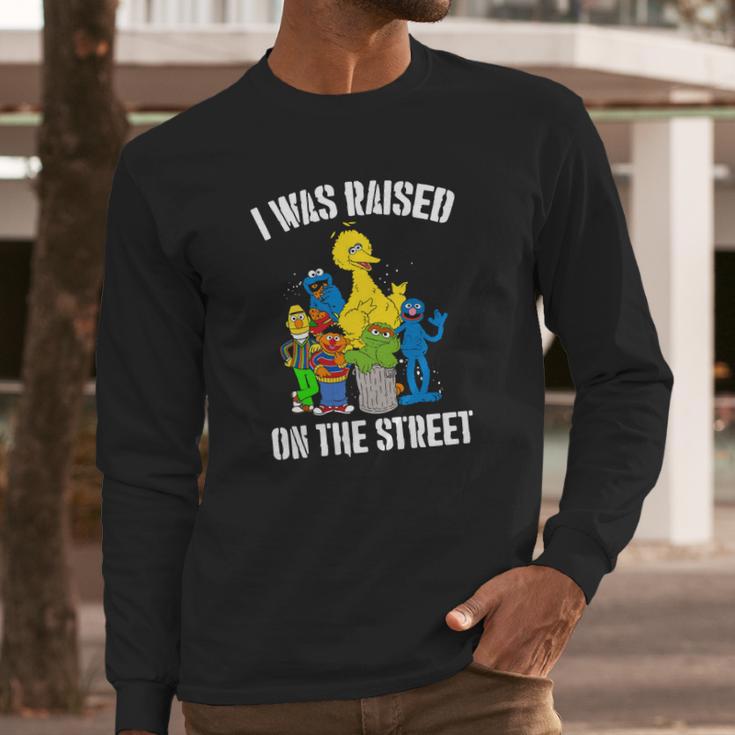 Sesame Street Everything I Know I Learned On The Streets Long Sleeve T-Shirt Gifts for Him