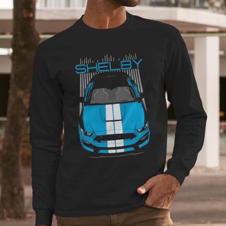 Shelby Gt350 Grabber Blue Long Sleeve T-Shirt Gifts for Him