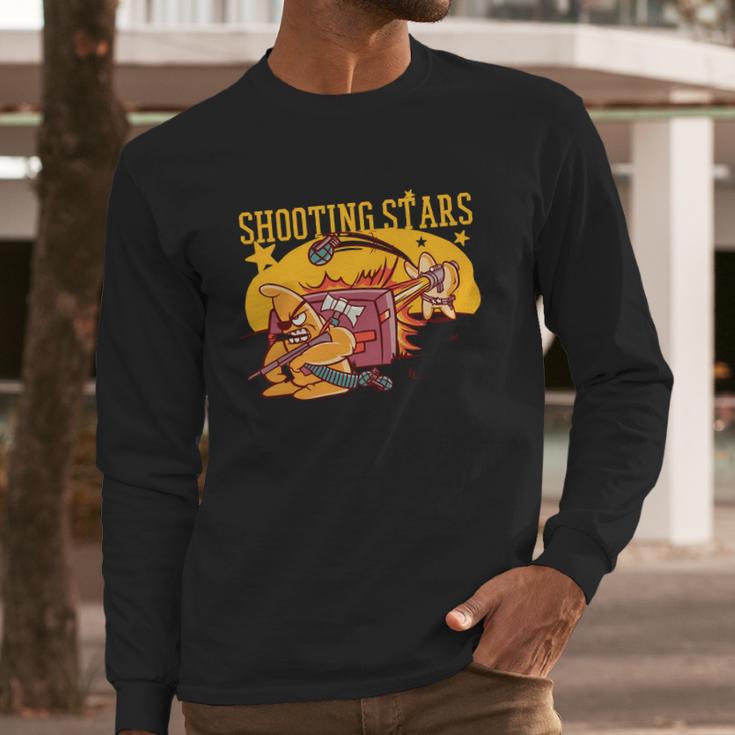 Shooting Stars Pun Long Sleeve T-Shirt Gifts for Him