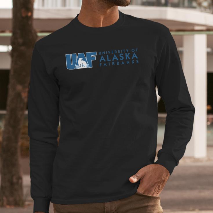 Simple Logo University Of Alaska Fairbanks 2020 Long Sleeve T-Shirt Gifts for Him