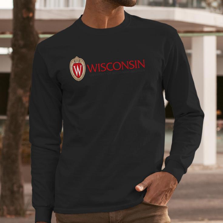 Simple Logo University Of Wisconsin Madison 2020 Long Sleeve T-Shirt Gifts for Him