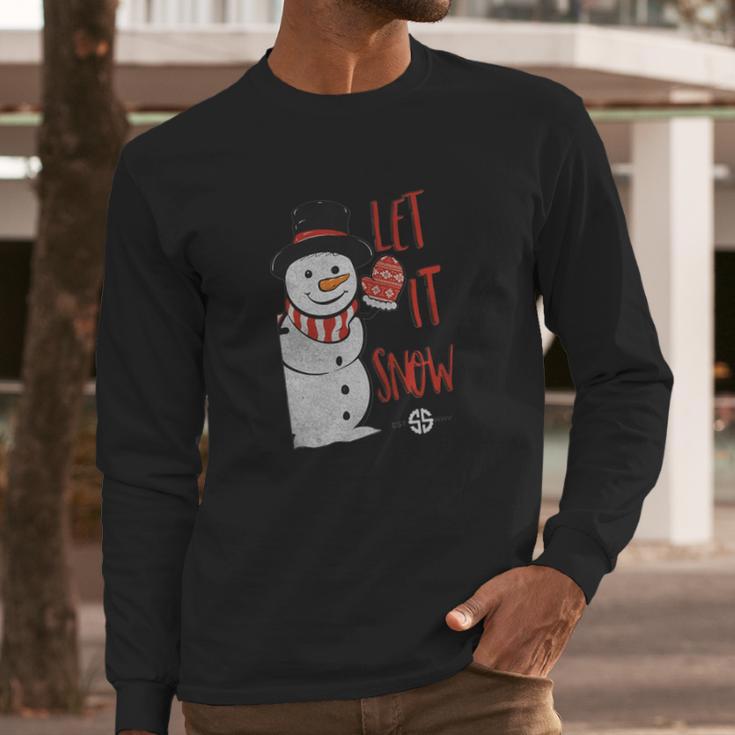 Simply Southern Let It Snow Long Sleeve T-Shirt Gifts for Him