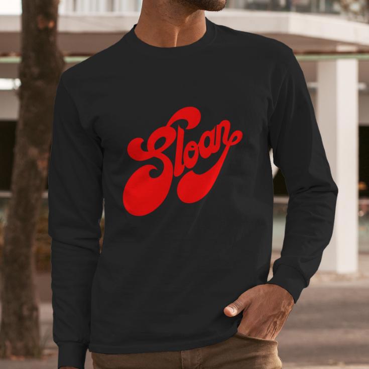 Sloan Band Logo Red Long Sleeve T-Shirt Gifts for Him