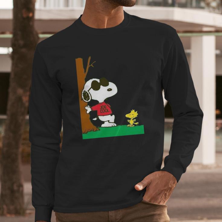 Snoopy Joe Cool And WoodstockShirt Long Sleeve T-Shirt Gifts for Him