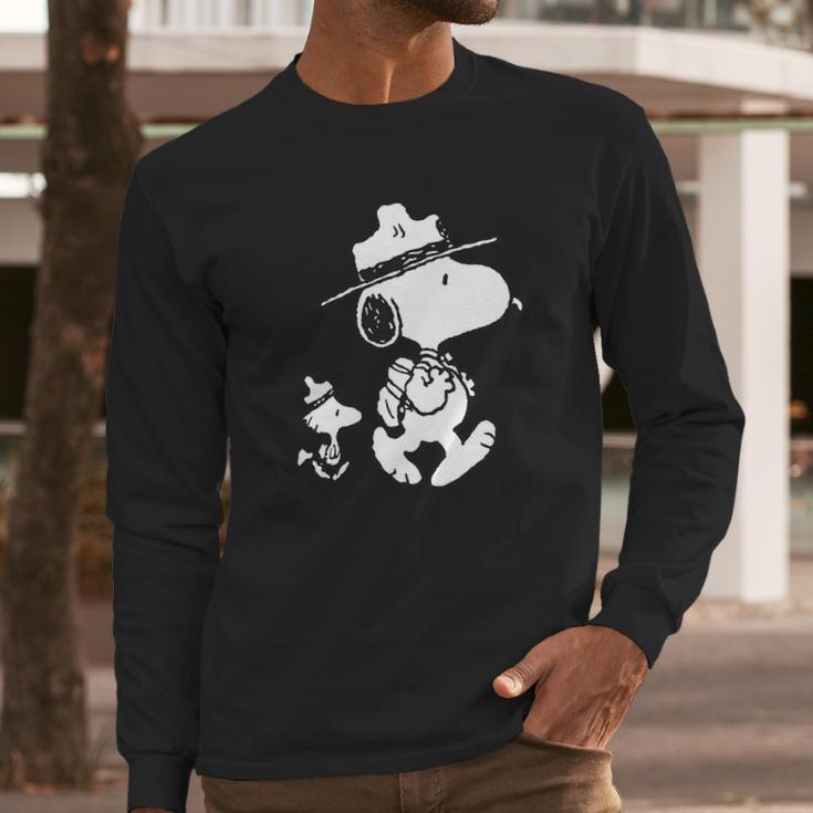 Snoopy Woodstock Peanut Long Sleeve T-Shirt Gifts for Him