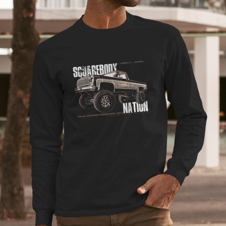 Squarebody Classic Square Body Long Sleeve T-Shirt Gifts for Him