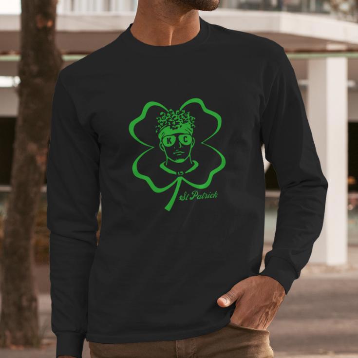 St Patrick Mahomes Shirt Long Sleeve T-Shirt Gifts for Him