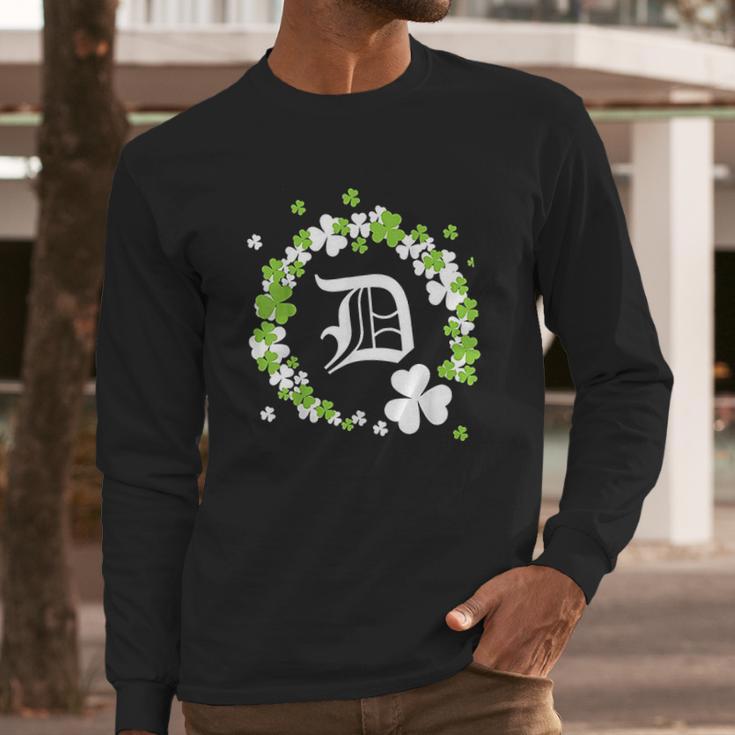 St Patricks Day Detroit Michigan Long Sleeve T-Shirt Gifts for Him