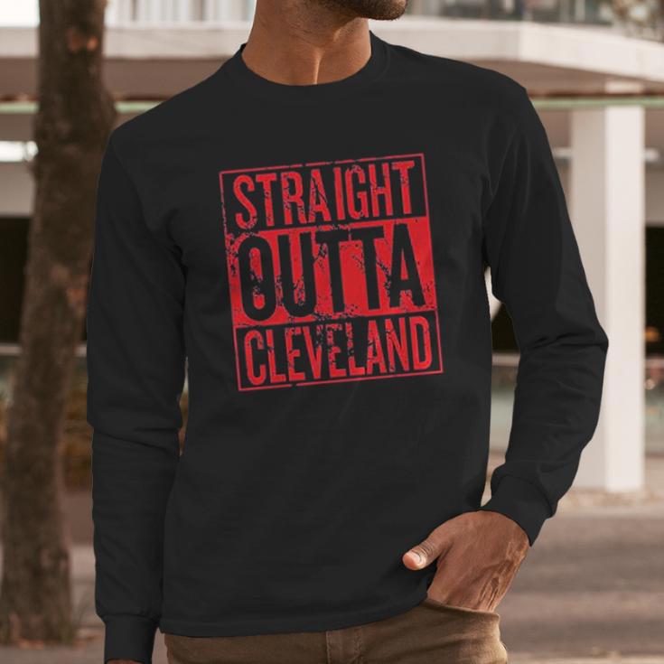 Straight Outta Hometown Pride Fantasy Baseball Fans Long Sleeve T-Shirt Gifts for Him