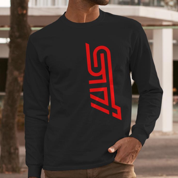 Subaru Sti Logo Long Sleeve T-Shirt Gifts for Him