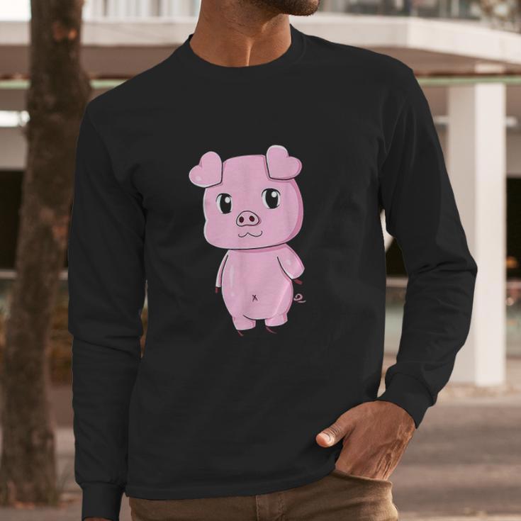 Sweet Piggy Long Sleeve T-Shirt Gifts for Him