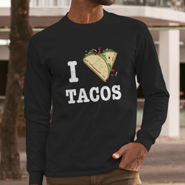 Taco Tuesday Funny Meme Mexican Food Pun Bell Long Sleeve T-Shirt Gifts for Him