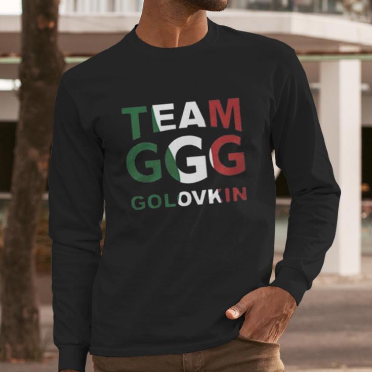 Casual Team Ggg Gennady Golovkin Long Sleeve T-Shirt Gifts for Him