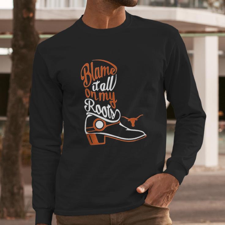 Texas Longhorns Living Roots Graphic Long Sleeve T-Shirt Gifts for Him