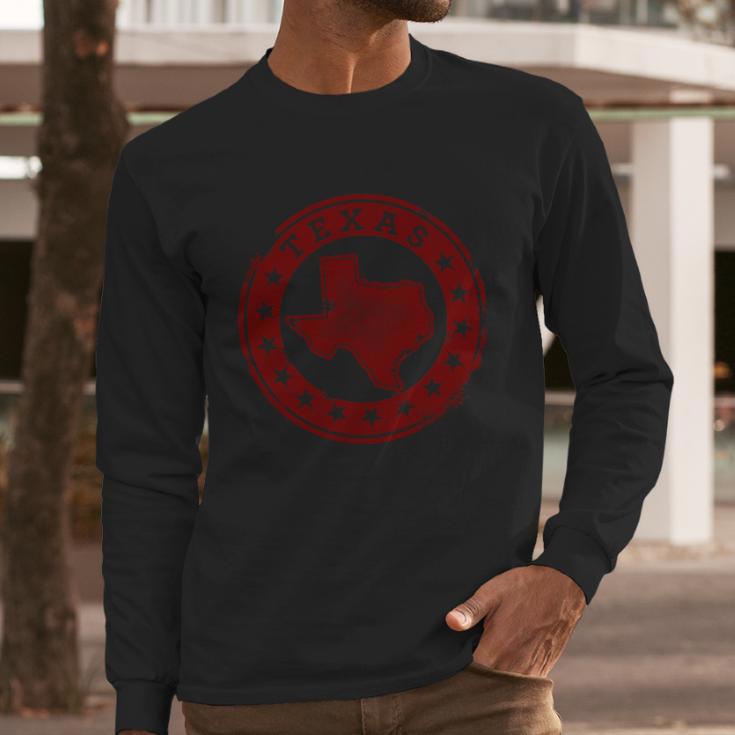 Texas Vintage Logo Long Sleeve T-Shirt Gifts for Him