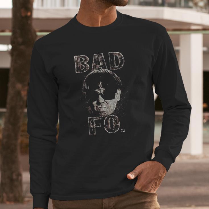 Three Stooges Slapstick Famous Comedy Group Bad Moe Long Sleeve T-Shirt Gifts for Him