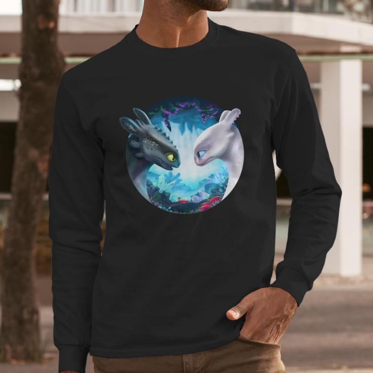 Toothless And Light Fury Long Sleeve T-Shirt Gifts for Him