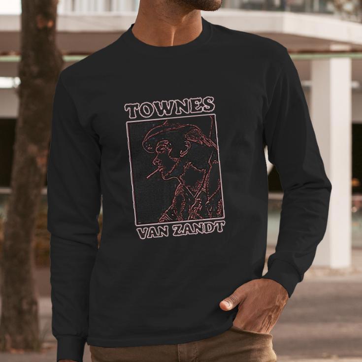 Townes Van Zandt Simple Wild Long Sleeve T-Shirt Gifts for Him