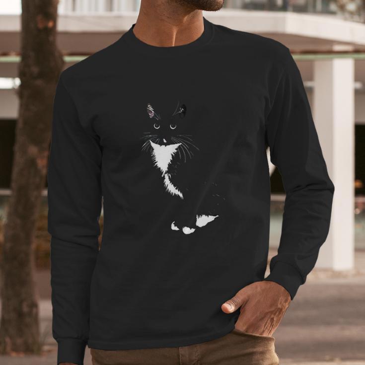 Tuxedo Cat Gift Long Sleeve T-Shirt Gifts for Him