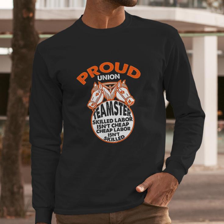 Union Teamster Long Sleeve T-Shirt Gifts for Him