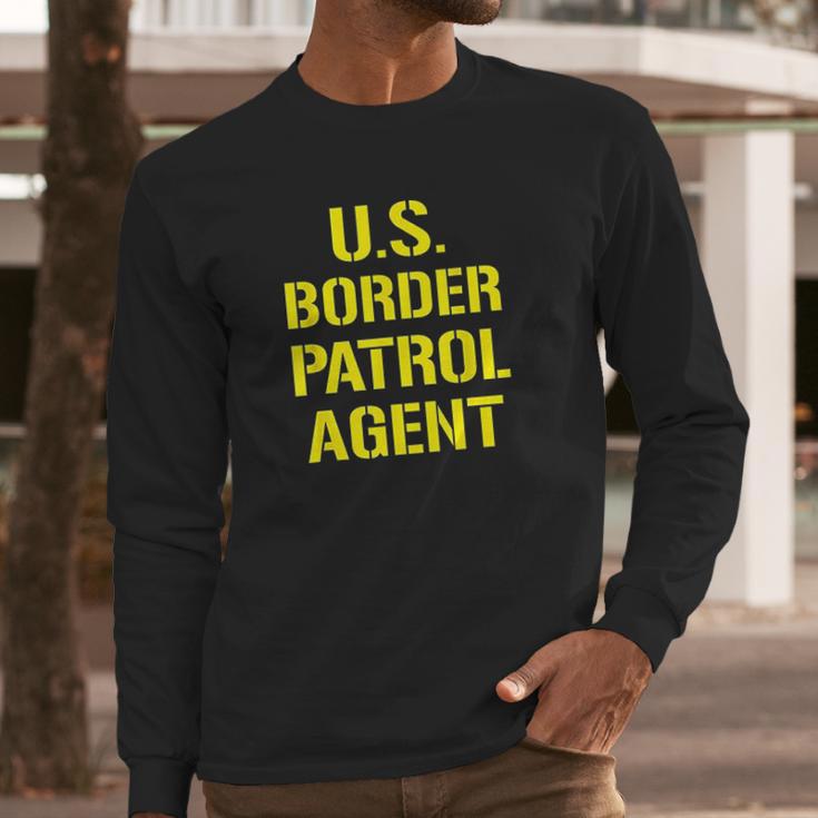 Us Border Patrol Agent Halloween Long Sleeve T-Shirt Gifts for Him