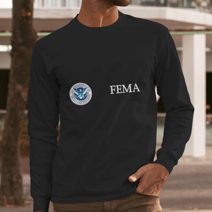 Us Homeland Security Fema Long Sleeve T-Shirt Gifts for Him