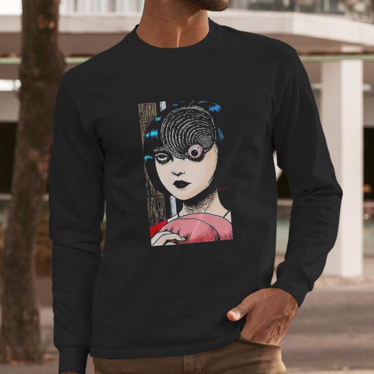 Uzumaki Junji Ito Japanese Horror Manga Long Sleeve T-Shirt Gifts for Him