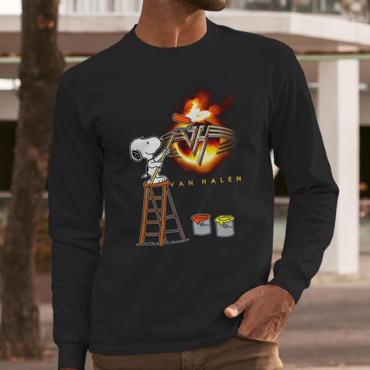 Van Halen Snoopy Long Sleeve T-Shirt Gifts for Him