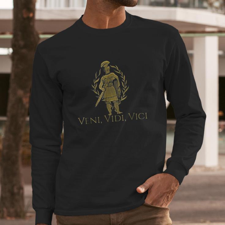 Veni Vidi Vici Long Sleeve T-Shirt Gifts for Him