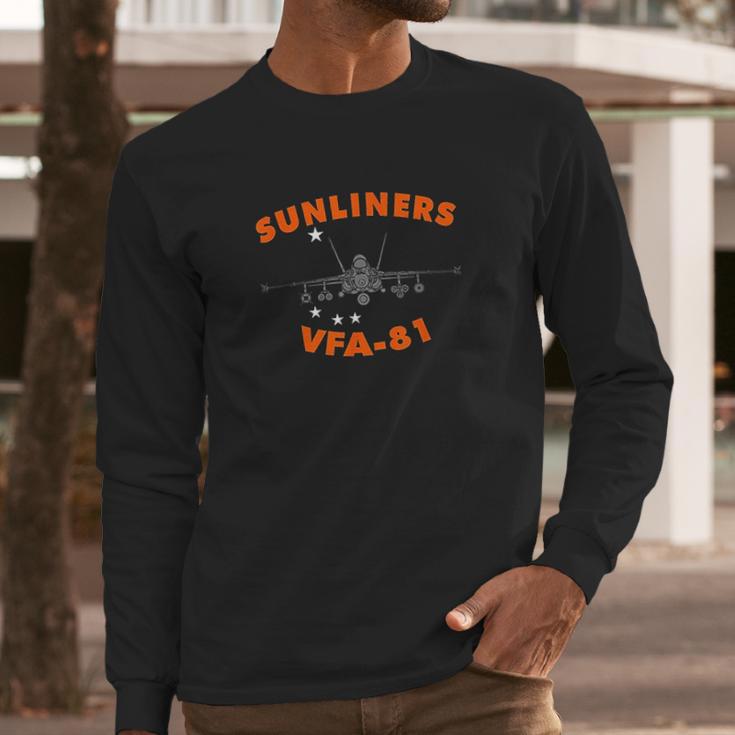 Vfa 81 Sunliners Strike Fighter Squadron Long Sleeve T-Shirt Gifts for Him