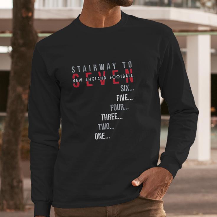 Vibeink New England Stairway To Seven Classic Long Sleeve T-Shirt Gifts for Him