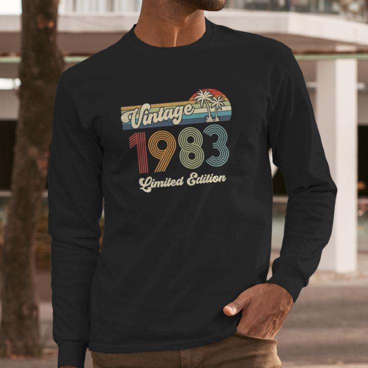 Vintage 1983 38Th Birthday Limited Edition 38 Years Old Long Sleeve T-Shirt Gifts for Him