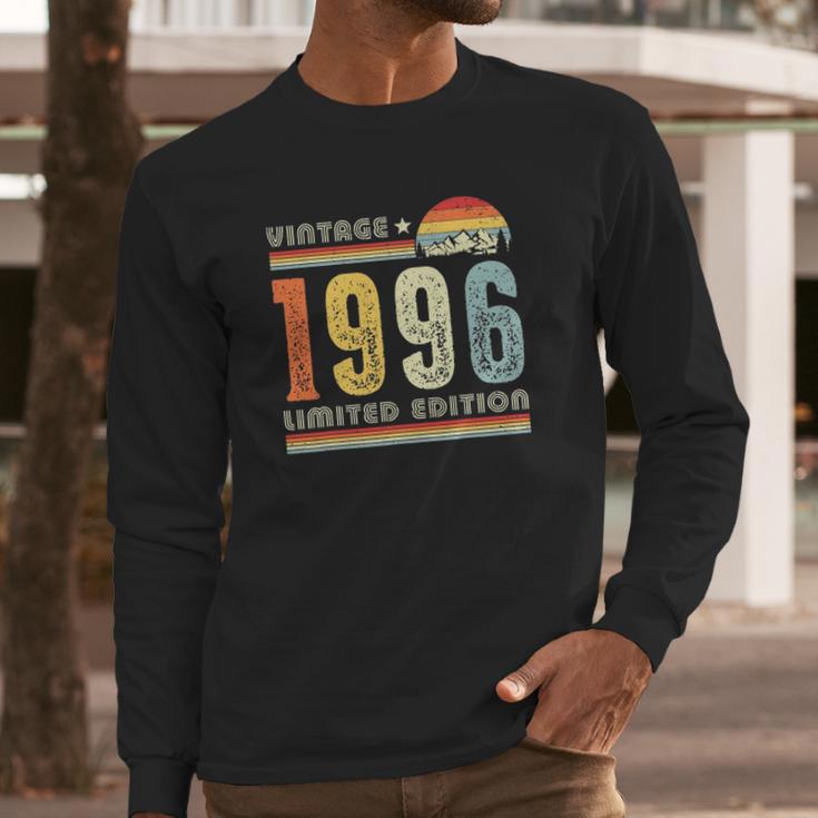 Vintage 1996 Made In 1996 26Th Birthday 26 Years Old Long Sleeve T-Shirt Gifts for Him