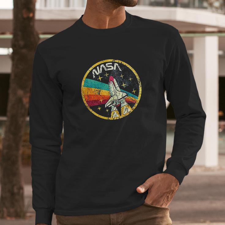 Vintage Space Shuttle Nasa Long Sleeve T-Shirt Gifts for Him