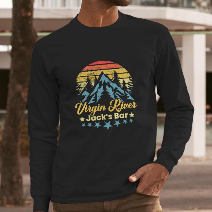 Vintage Virgin River Jacks Bar Long Sleeve T-Shirt Gifts for Him