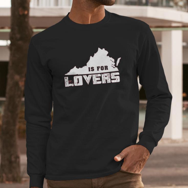 Virginia Lovers State Heart Vintage Throwback Gift Long Sleeve T-Shirt Gifts for Him