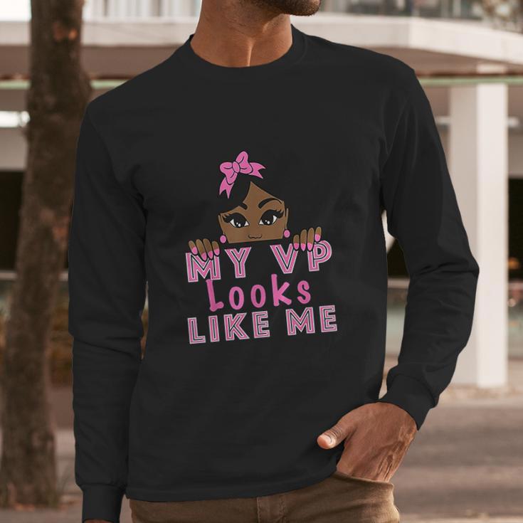 My Vp Looks Like Me Girls Kids Youth Toddlers Inauguration Long Sleeve T-Shirt Gifts for Him