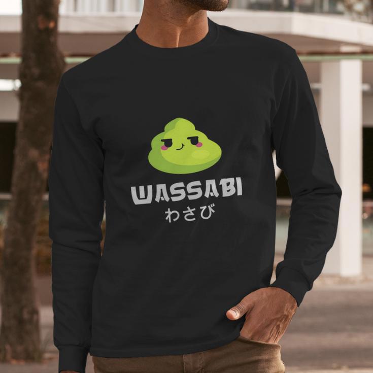 Wasabi Sushi Lover T-Shirt Long Sleeve T-Shirt Gifts for Him