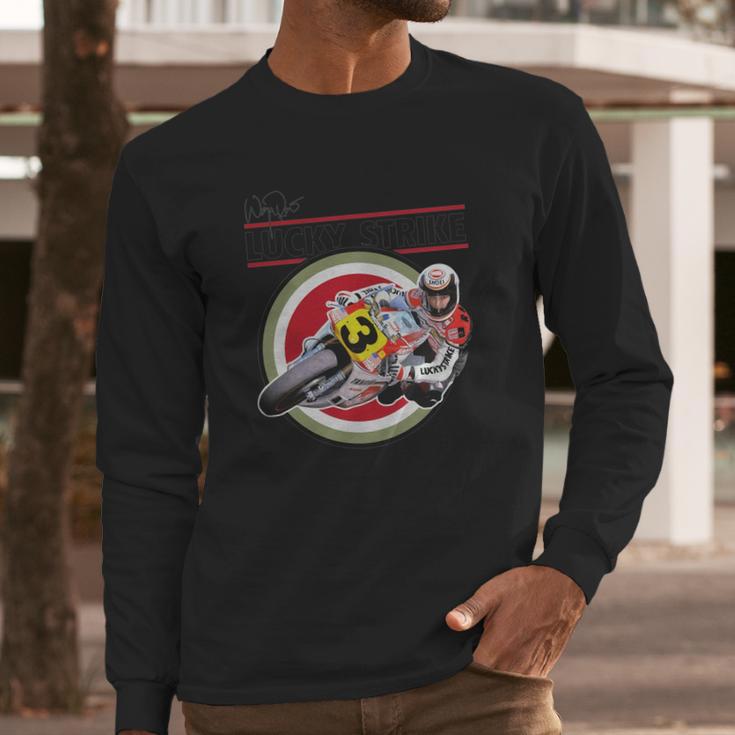 Wayne Rainey Lucky Strike Long Sleeve T-Shirt Gifts for Him