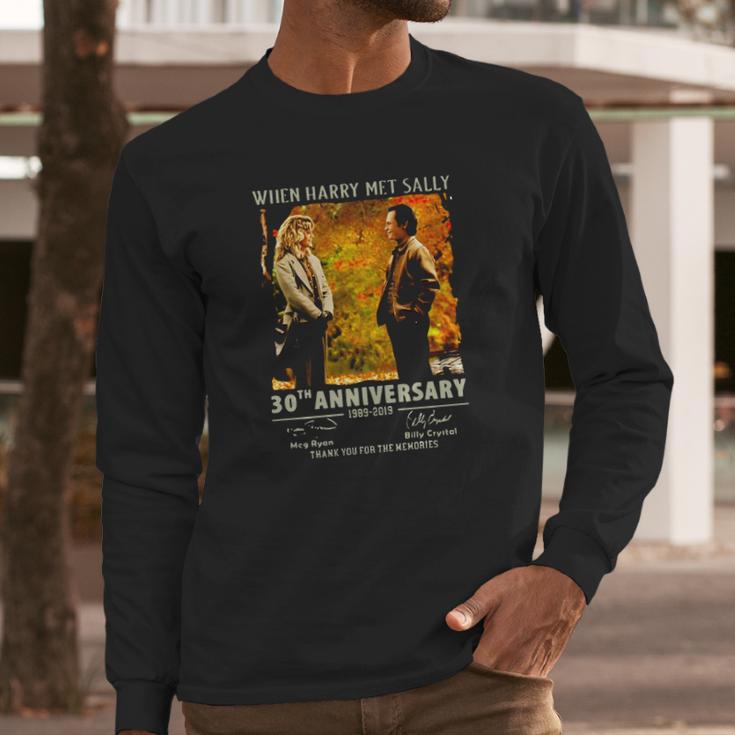 When Harry Met Sally 30Th Anniversary 1989-2019 Signatures Shirt Long Sleeve T-Shirt Gifts for Him