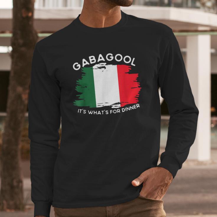 I Will Have The Gabagool Italy Funny Long Sleeve T-Shirt Gifts for Him