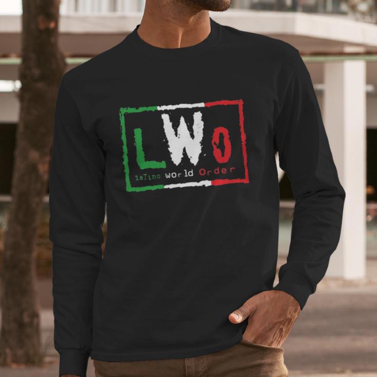 Wrestling Wwe Eddie Guerrero Lwo Long Sleeve T-Shirt Gifts for Him