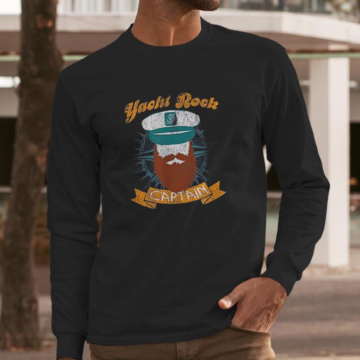 Yacht Rock Captain Long Sleeve T-Shirt Gifts for Him