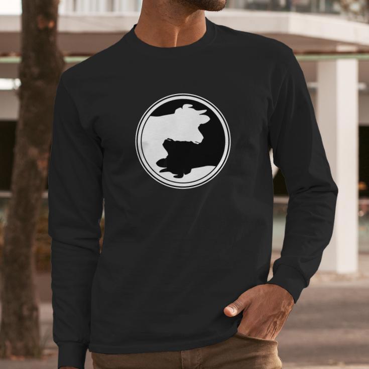 Yin Yang Cows Cow Long Sleeve T-Shirt Gifts for Him