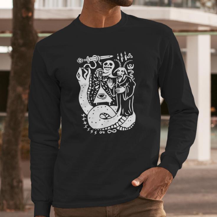 Yo Cult Occult Cult Cults Secret Long Sleeve T-Shirt Gifts for Him