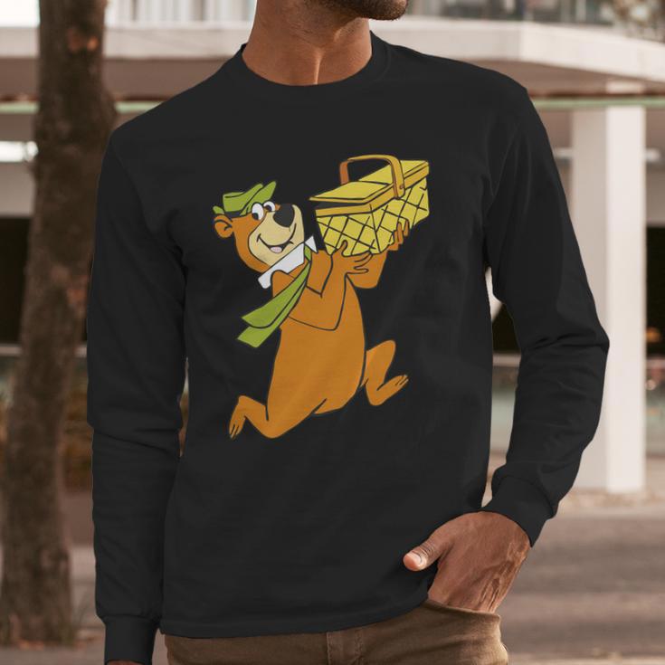 Yogi Bear Picnic Long Sleeve T-Shirt Gifts for Him