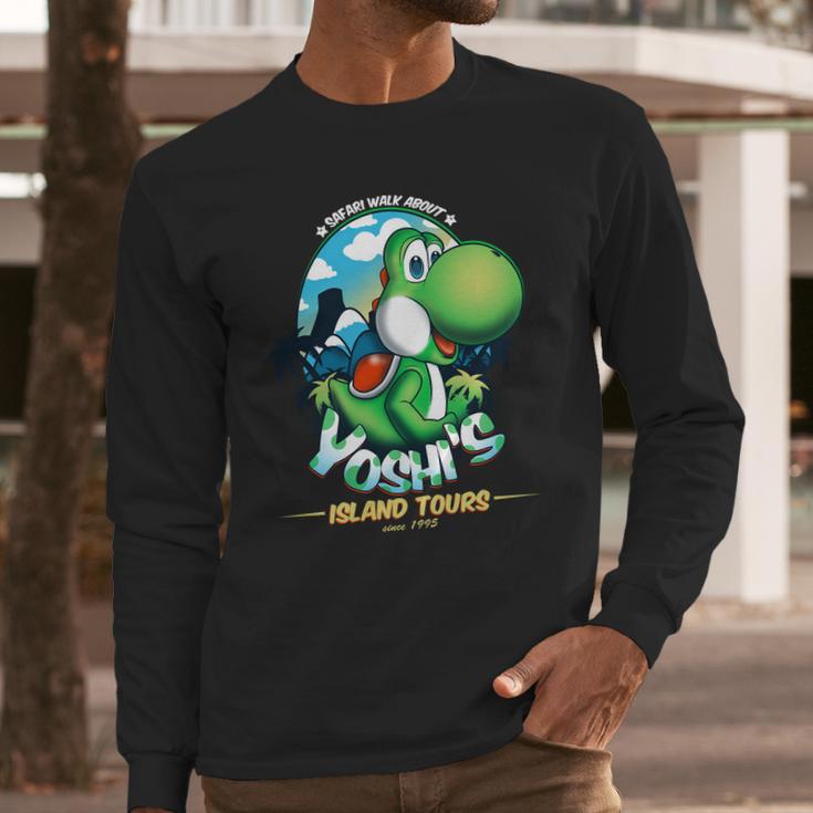 Yoshis Island Tours Long Sleeve T-Shirt Gifts for Him