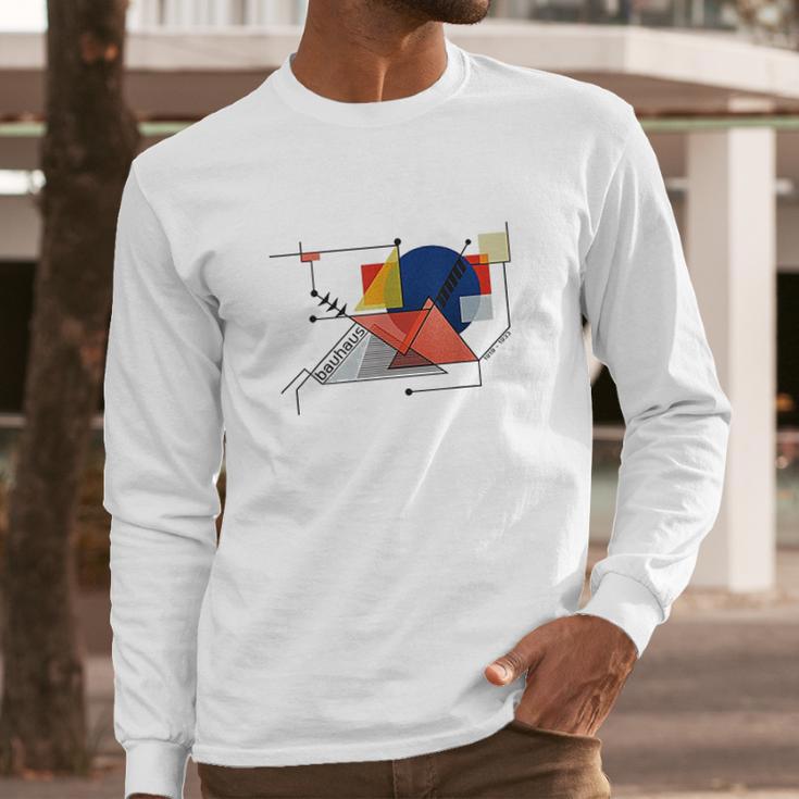 100 Years Of Bauhaus Art School Long Sleeve T-Shirt Gifts for Him