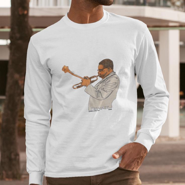 1977 Dizzy Gillespie ShirtShirt Tee Long Sleeve T-Shirt Gifts for Him