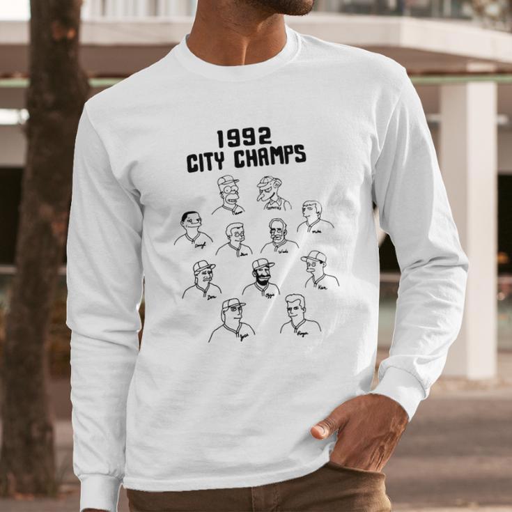 1992 City Champs Shirt Long Sleeve T-Shirt Gifts for Him